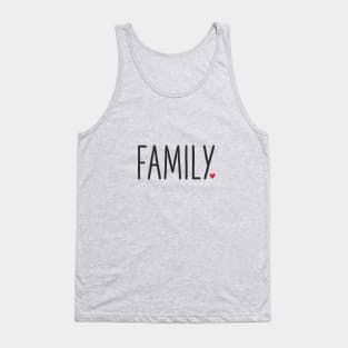 Family Heart - Gift Love Community Tank Top